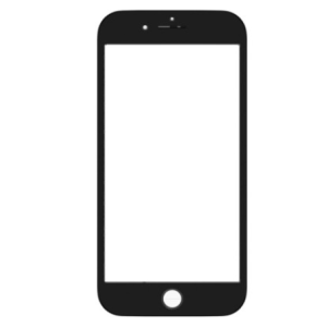 Visor Iphone 8 Negro Con Marco - Oca