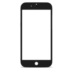 Visor Iphone 8 Plus Negro Con Marco - Oca