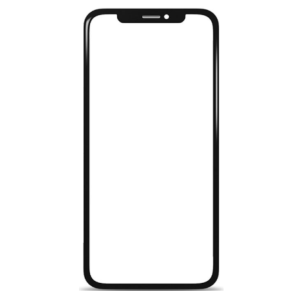 Visor IPhone X / Xs Negro Sin Marco + Oca