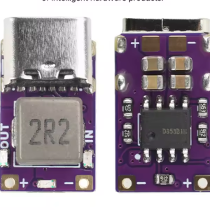 Modulo USB-C Cargador Bateria Litio Con Luz Indicadora DC 5V 2.4A