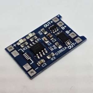 Modulo Board 18650 Cargador de Bateria de Litio TP4056 Sin Puerto